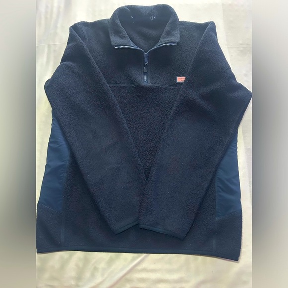 Vineyard Vines Women’s Pullover Fleece Navy Blue 1/4 Zip Long Sleeve, Size S - Picture 6 of 11